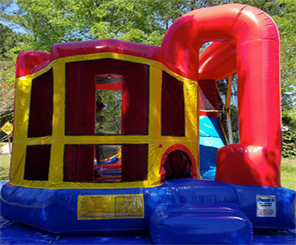 Backyard Combo Bounce House Slide