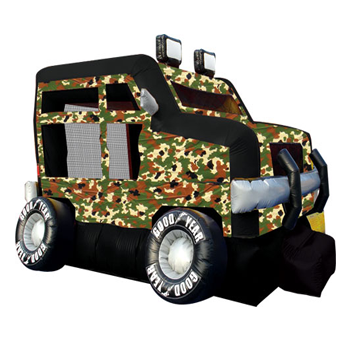 Military Truck Bounce House