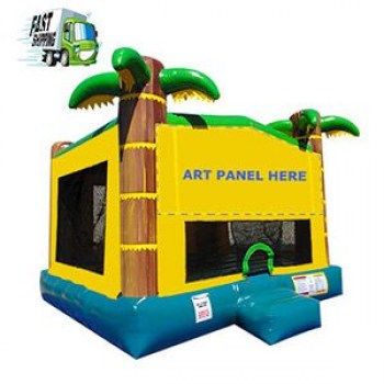 Tropical Large Bounce House Rental